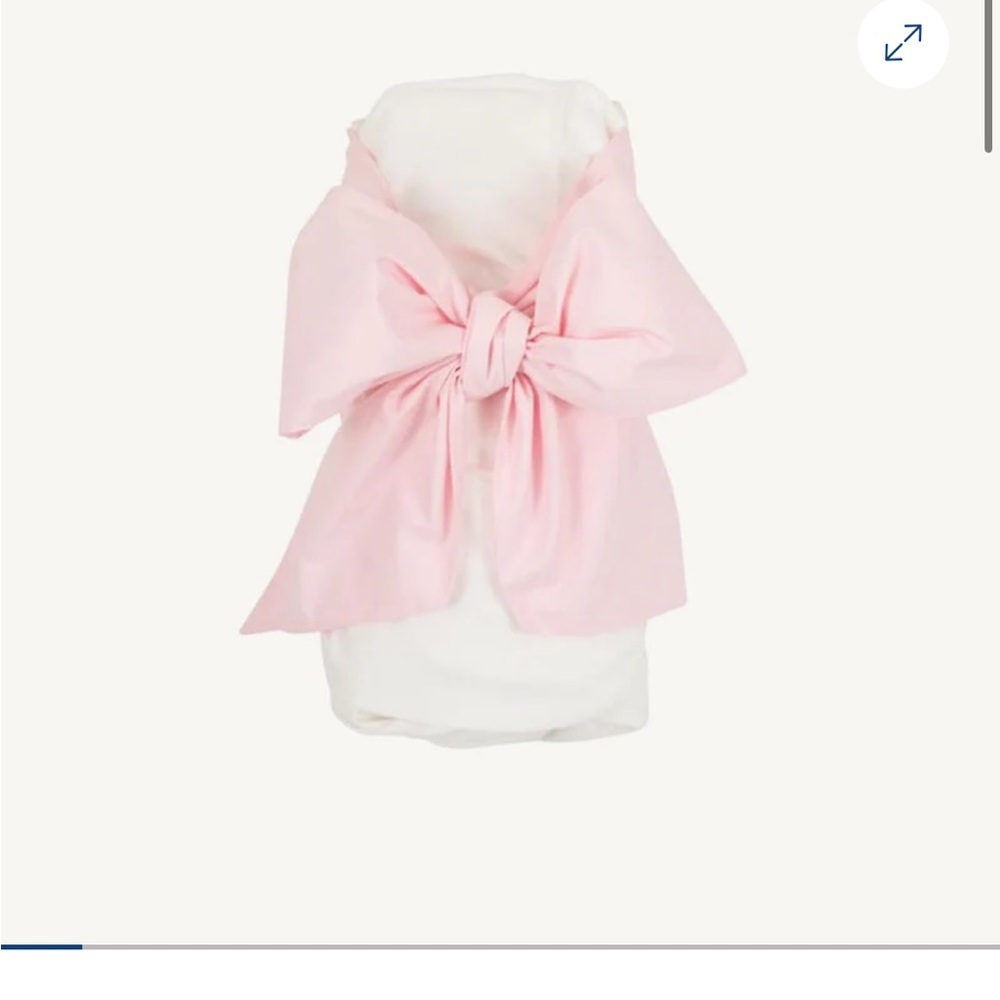 The Beaufort Bonnet Company Pink Bow Swaddle